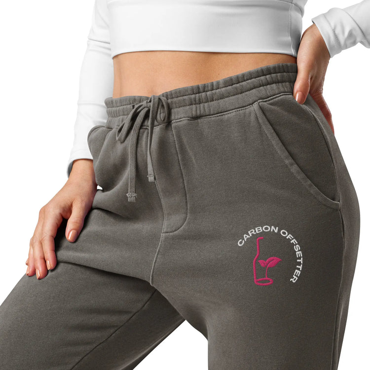 Carbon Offsetter Embroided | Pigment-dyed sweatpants GeorgeKenny Design
