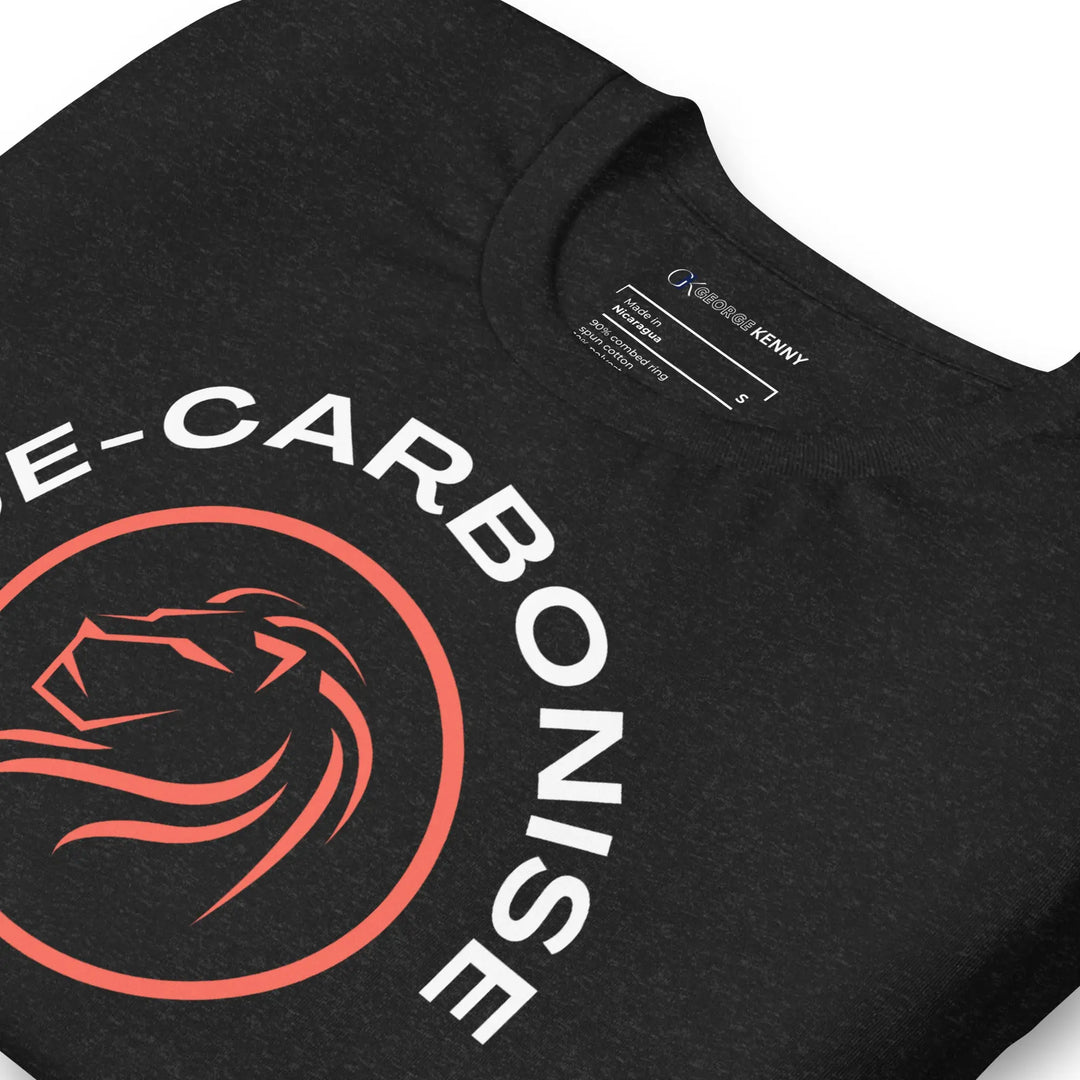 De-Carbonise Lion  | Soft ring-spun cotton T-shirt GeorgeKenny Design