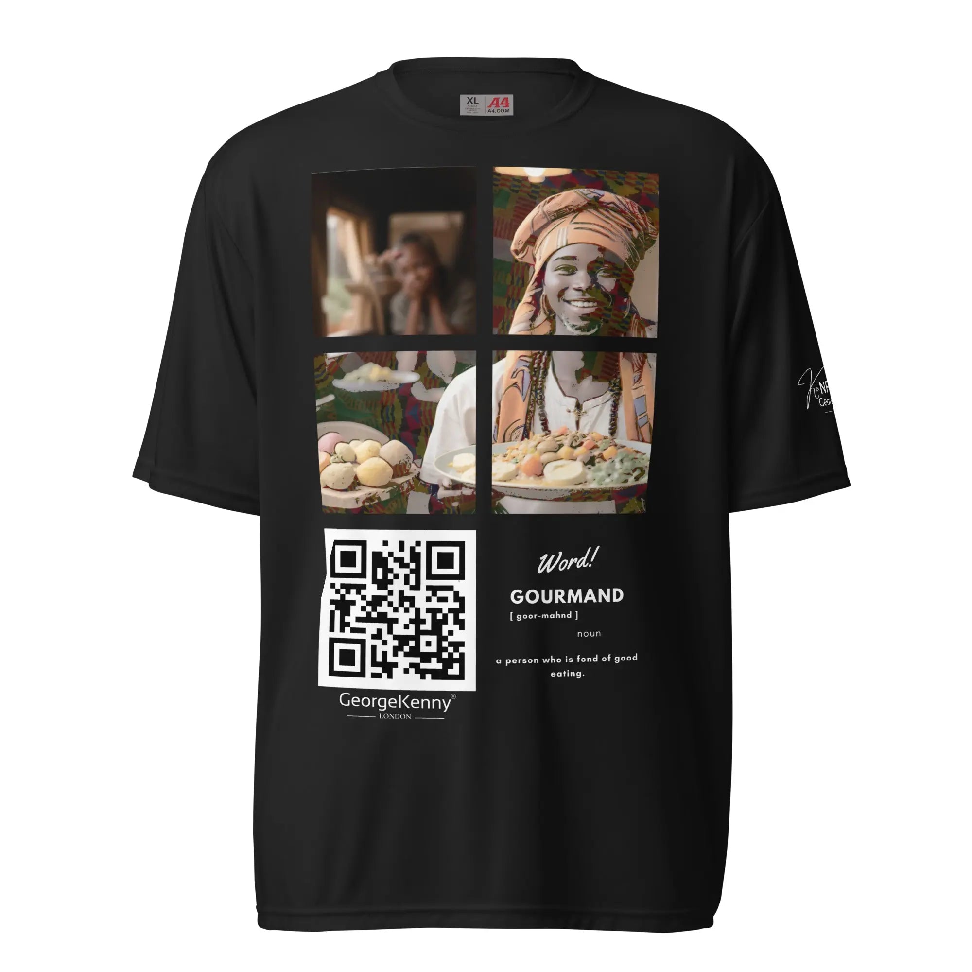 Gourmand | Performance Moisture-wicking T-shirt GeorgeKenny Design