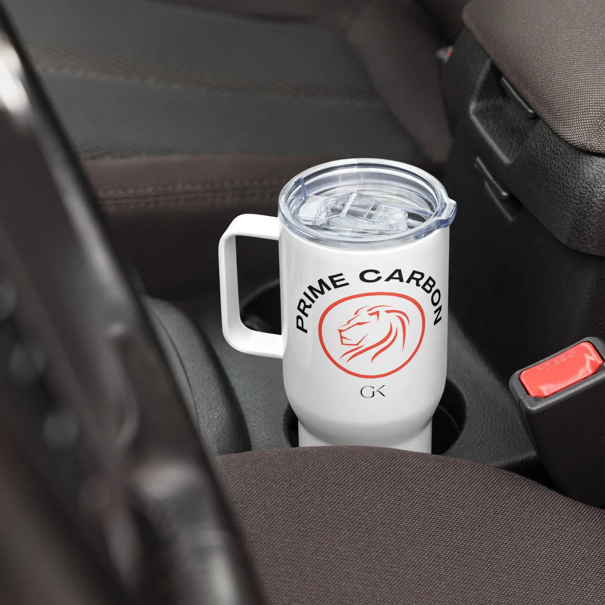 Prime Carbon | Travel mug with a handle GeorgeKenny Design