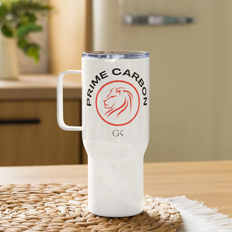 Prime Carbon | Travel mug with a handle GeorgeKenny Design