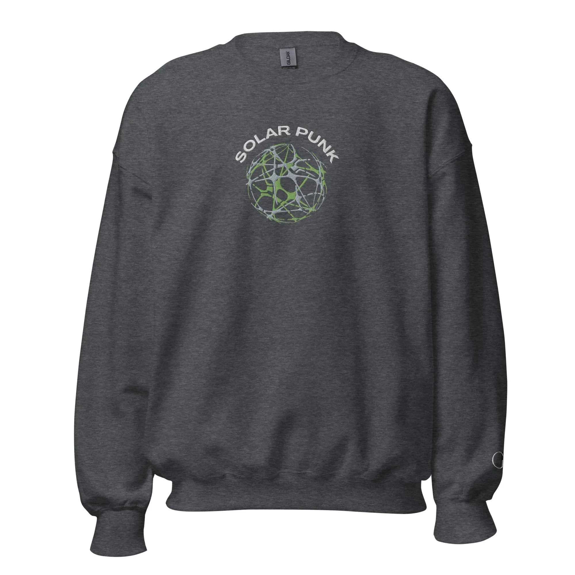 Solar Punk Movement | Embroidered Sweatshirt GeorgeKenny Design