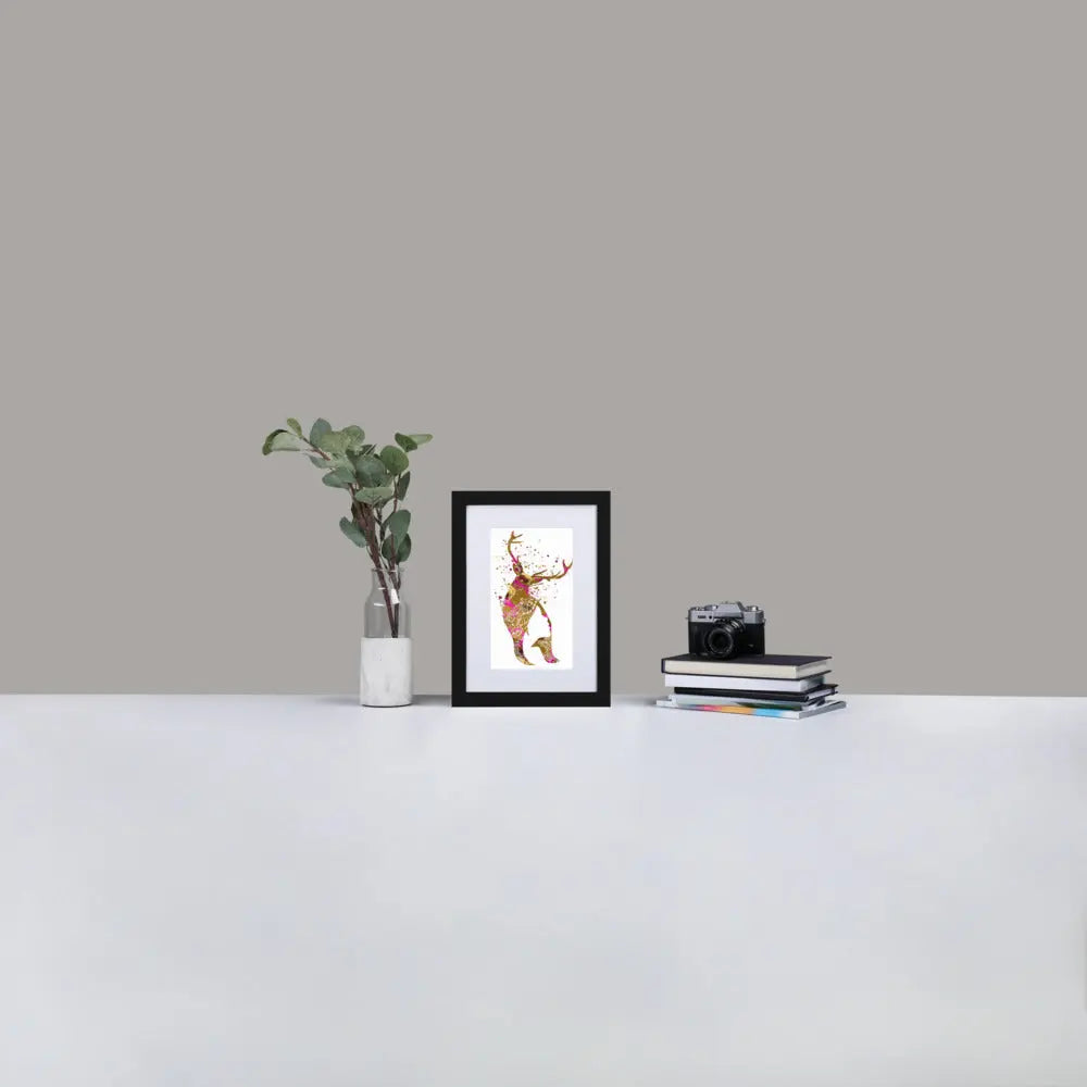 Inner Animal Essence - Deer Me - Framed Print with Mat - BP6 - GeorgeKenny Design