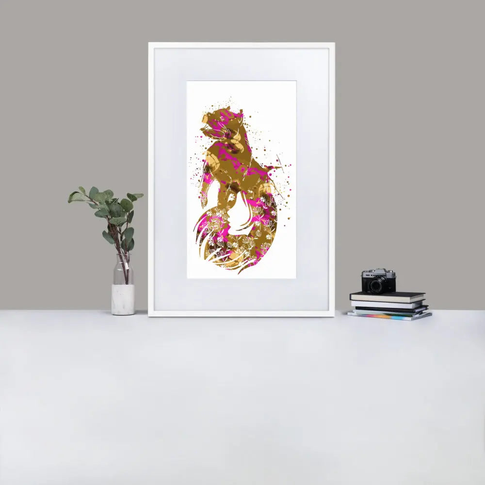 Inner Animal Essence - Fun-Loving  - Framed Print with Mat - BP6 - GeorgeKenny Design