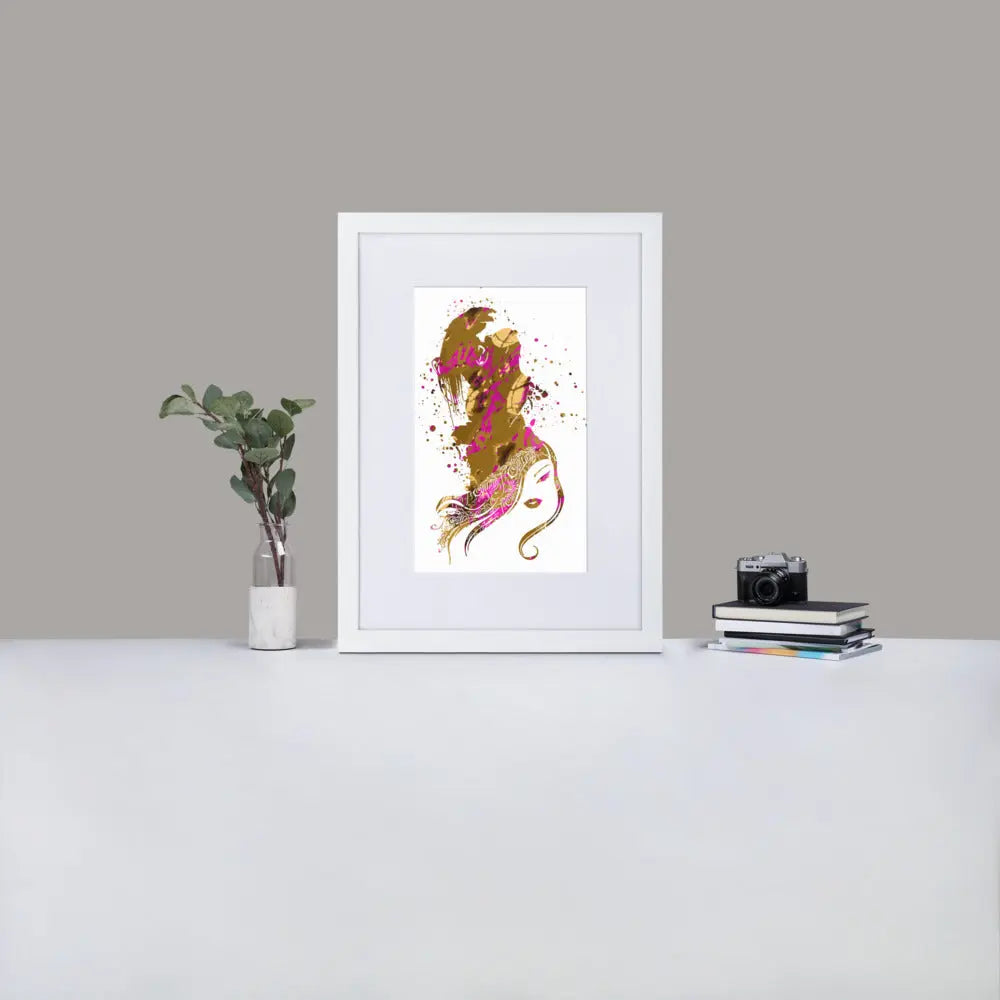 Inner Animal Essence - Gorilla - Framed Print with Mat - BP6 - GeorgeKenny Design