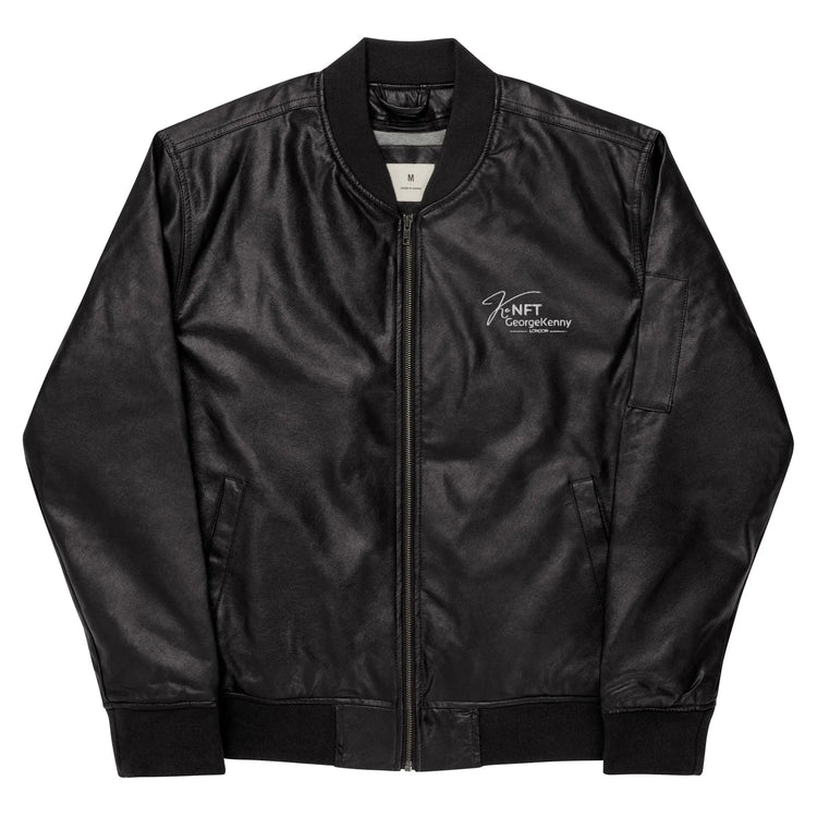 Leather Bomber Jacket GeorgeKenny Design