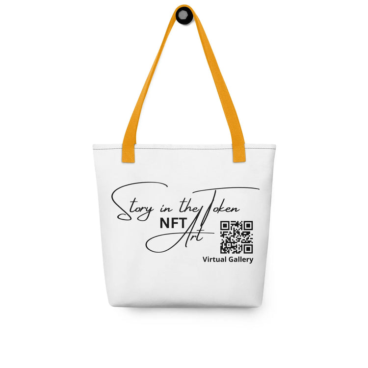 Tote bag | Sunshine Yellow Handle GeorgeKenny Design