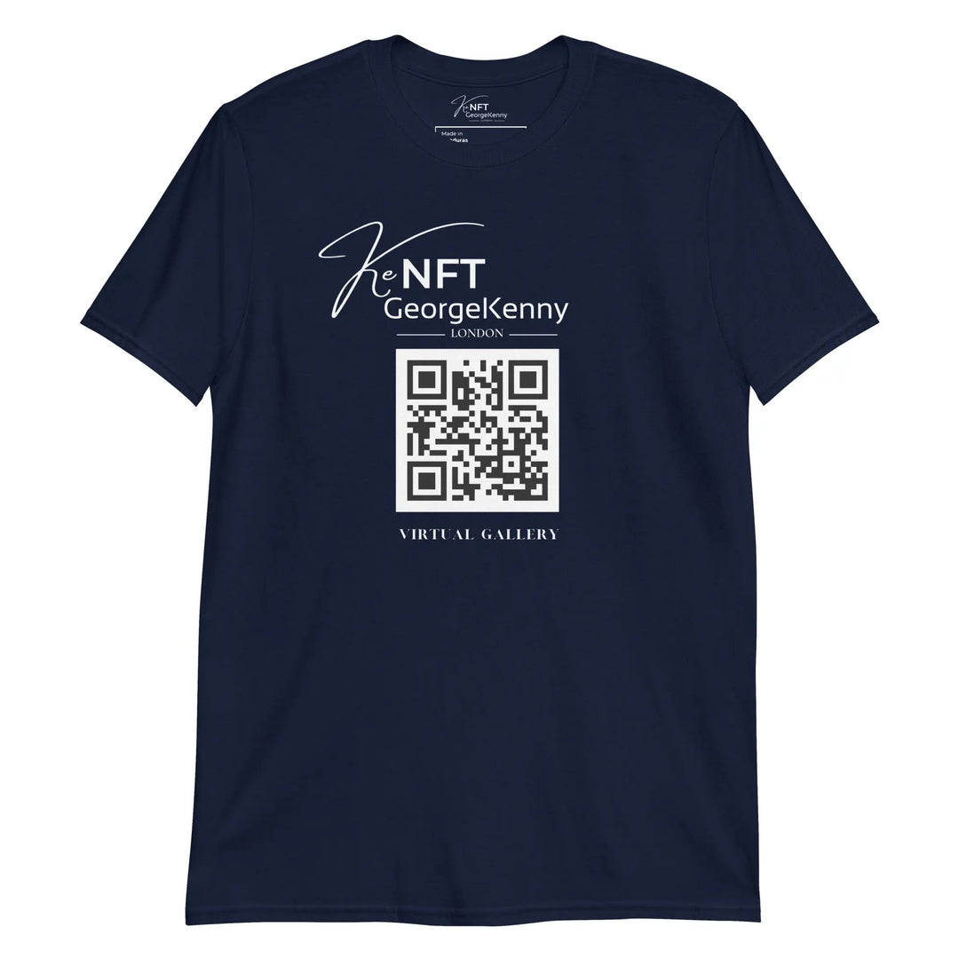 Unisex T-Shirt Virtual Exhibition | QR Logo GeorgeKenny Design