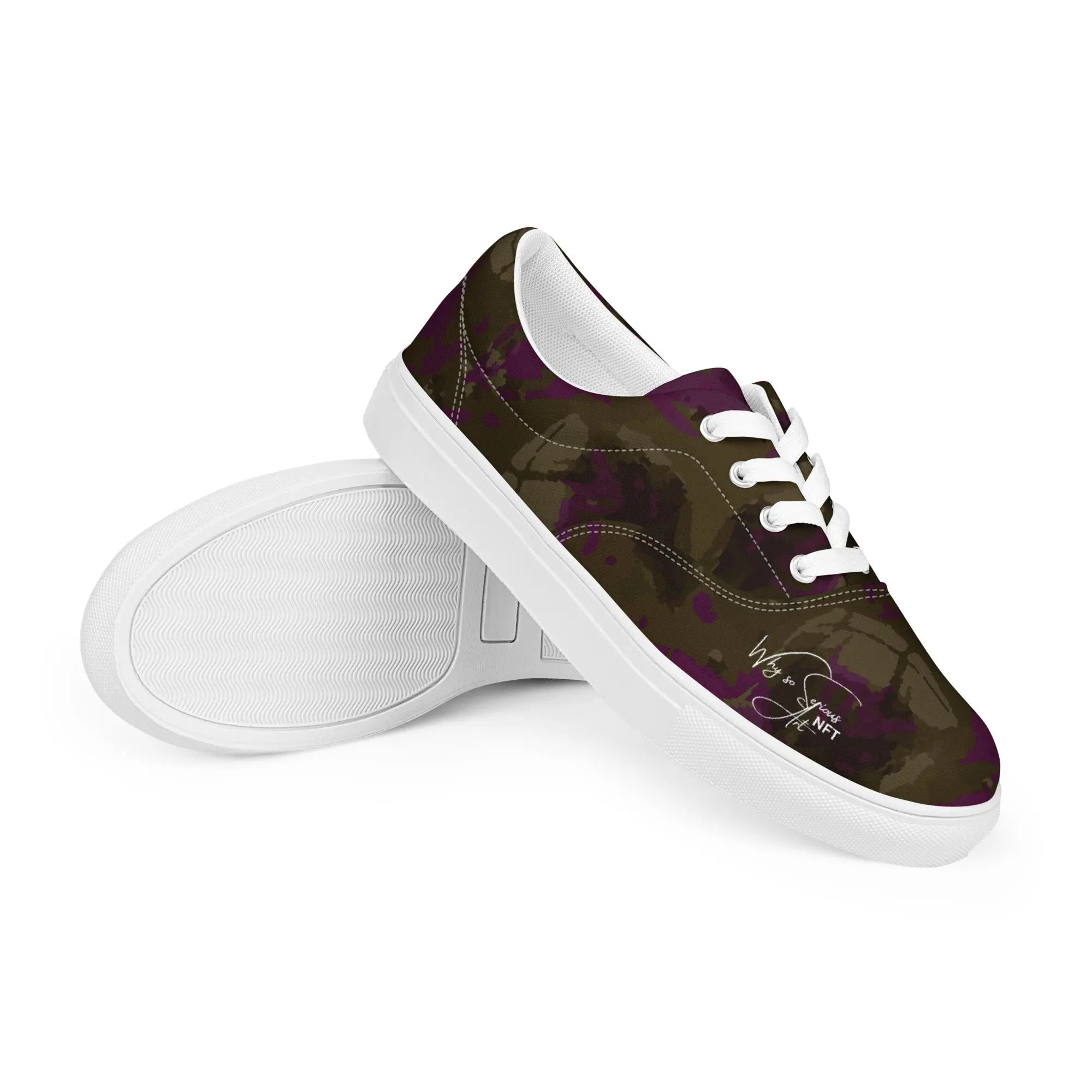Womens lace-up canvas shoes GeorgeKenny Design