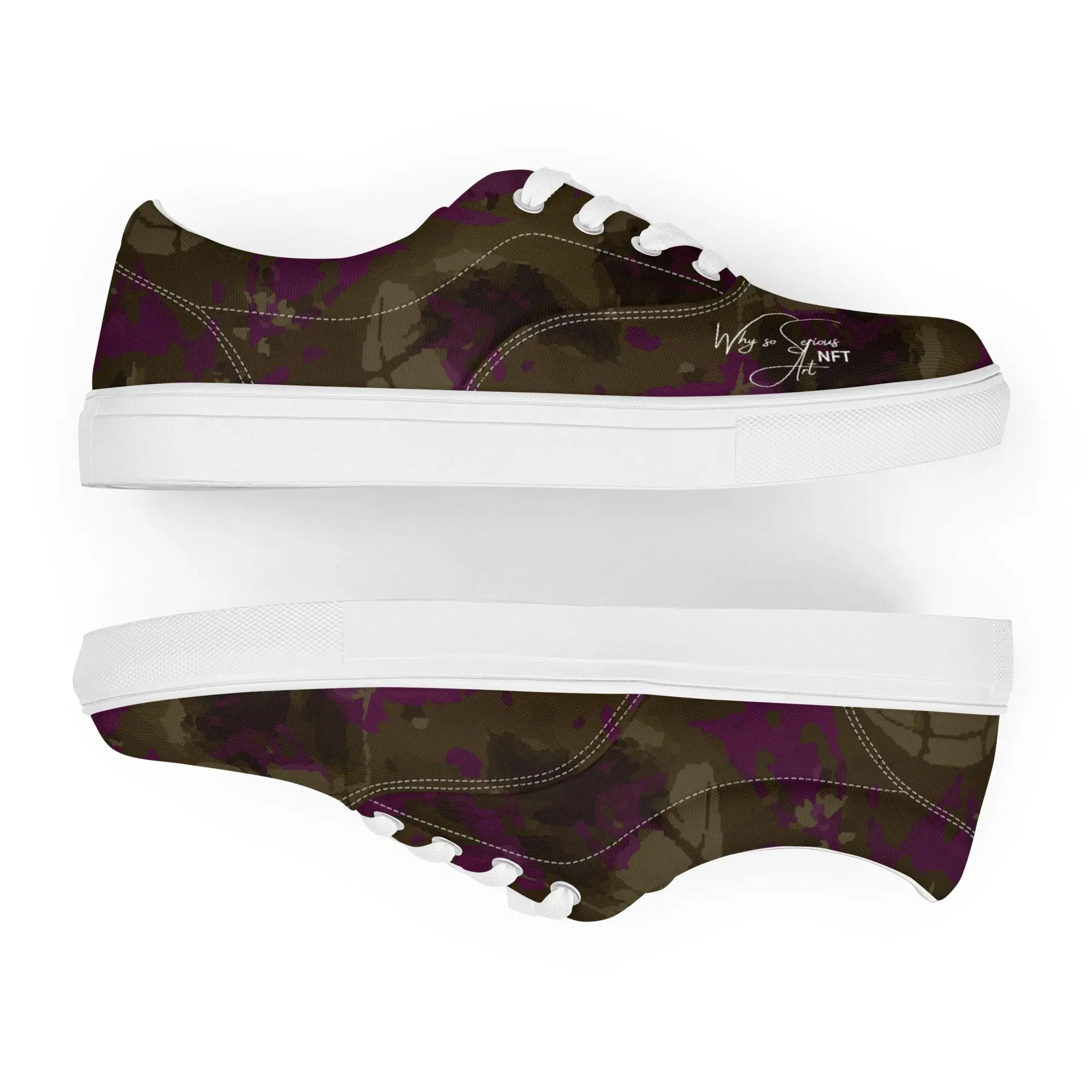 Womens lace-up canvas shoes GeorgeKenny Design